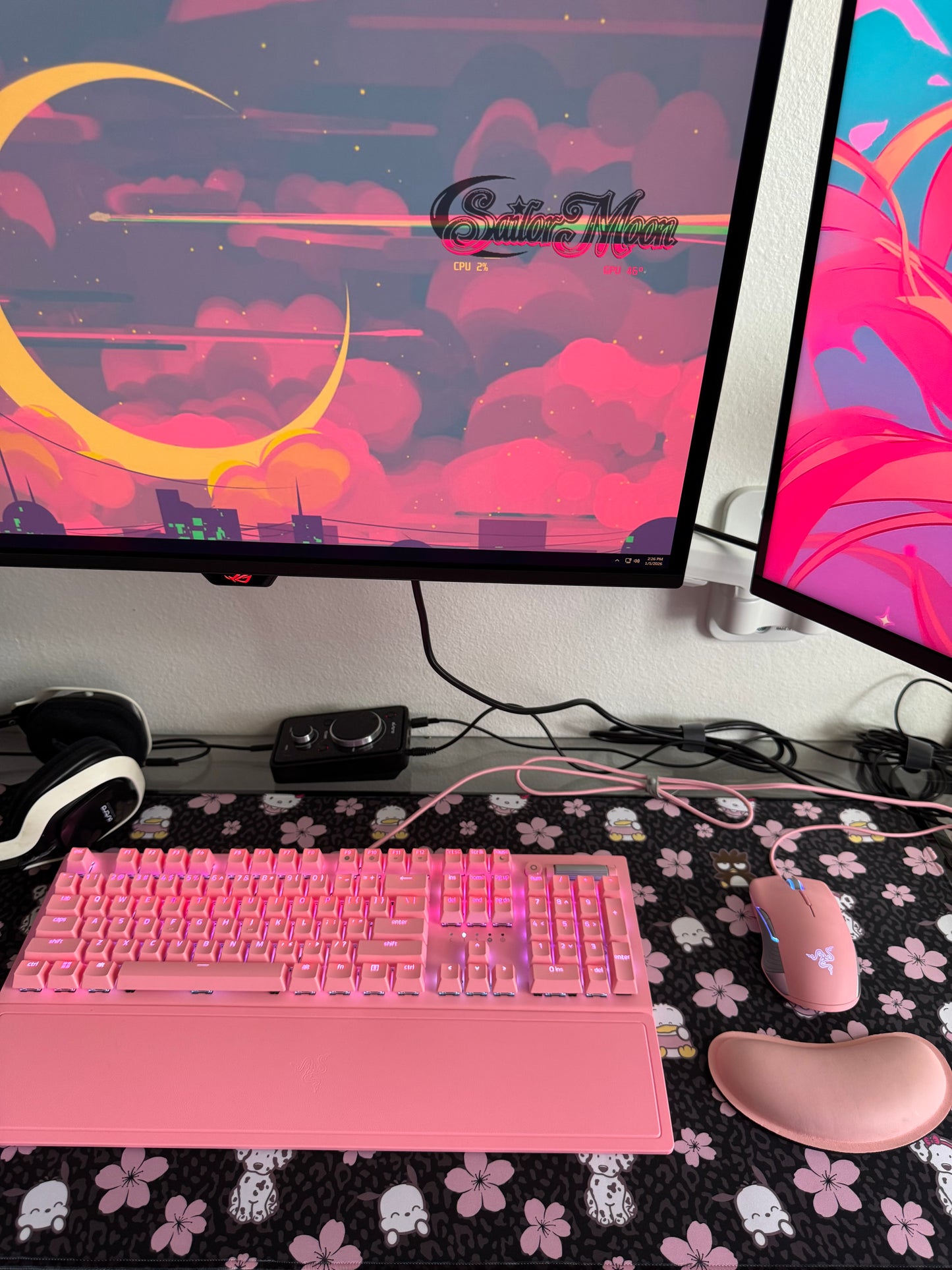 XL Desk Mat Cheetah Sanrio