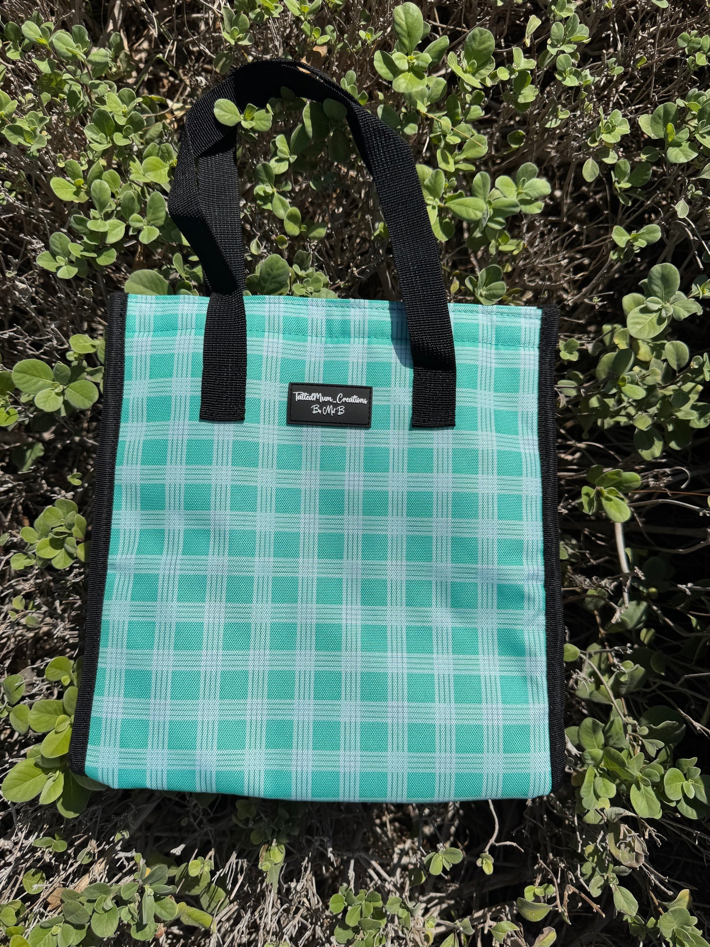 Teal Palaka Lunch Bag - Small