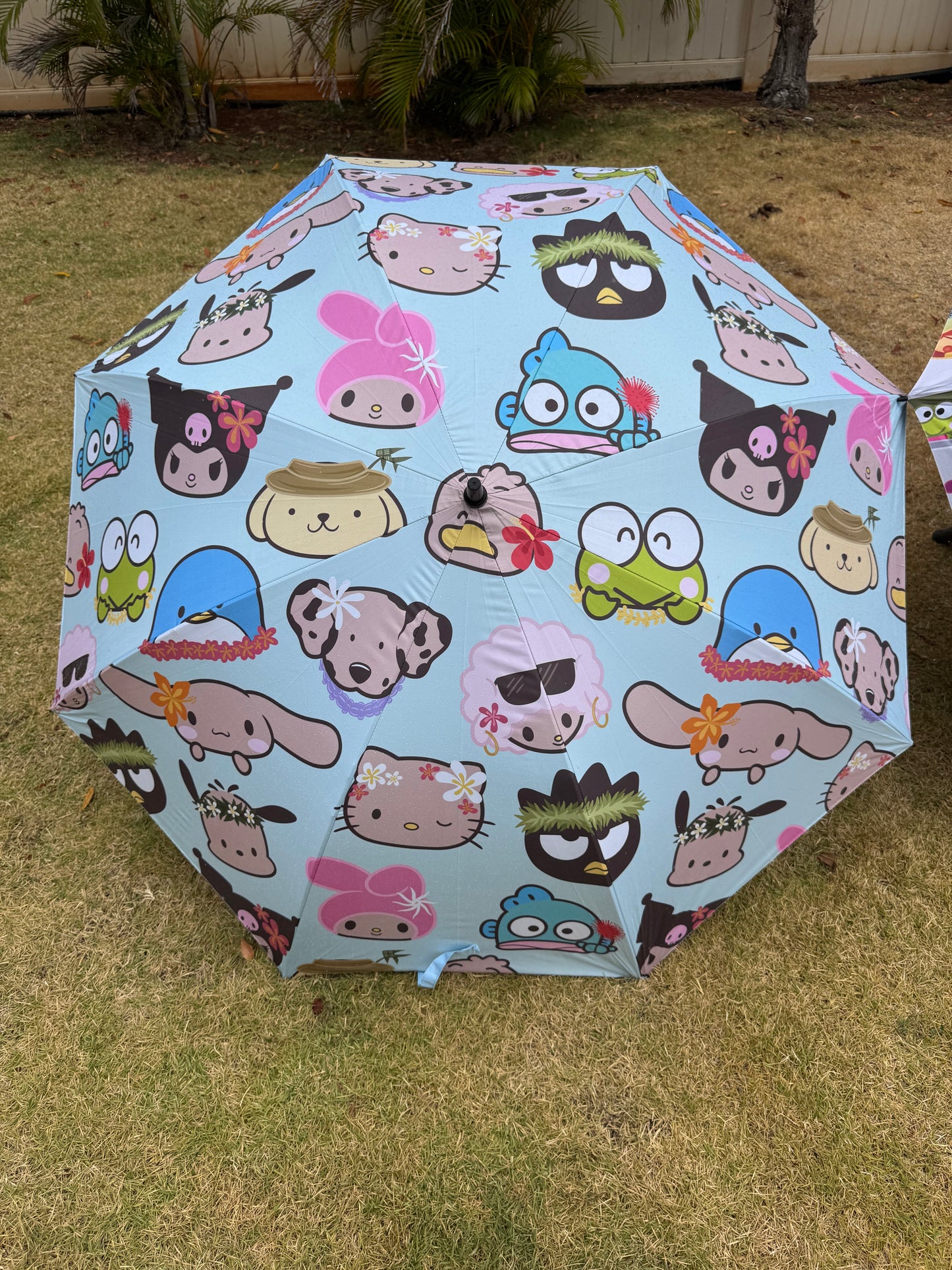 Teal Sanrio umbrella