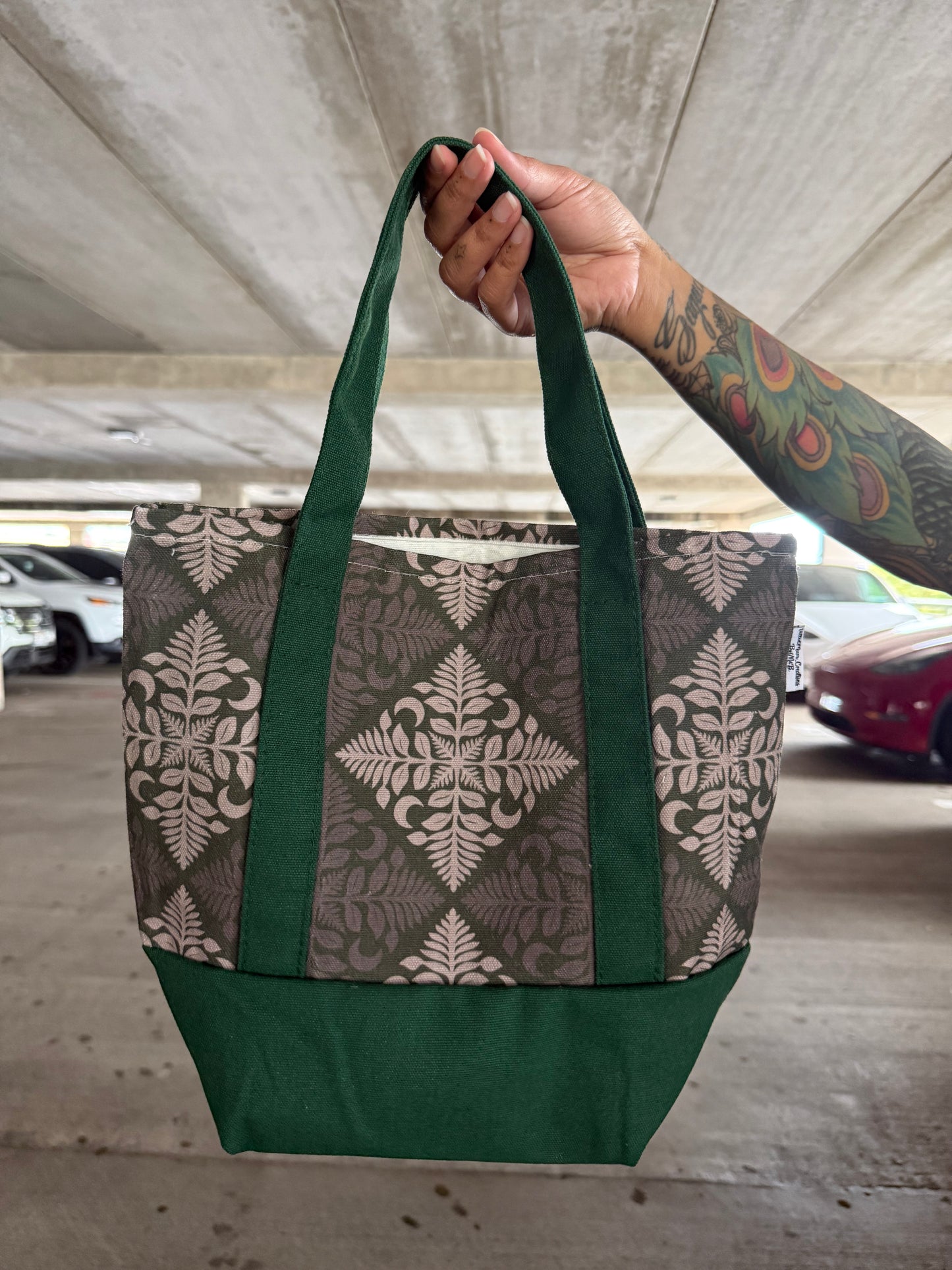 Broke Bestie Brown and Green Quilt Collab with Keahi Ko