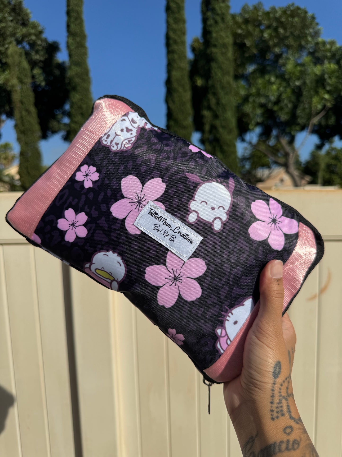 Black Sanrio Duffle Bags