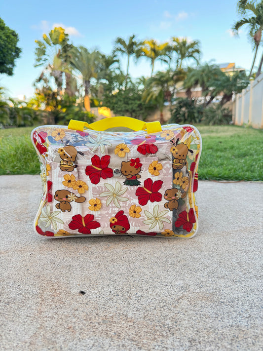 Clear bag Tan Sanrio Collab with Hekili Designs