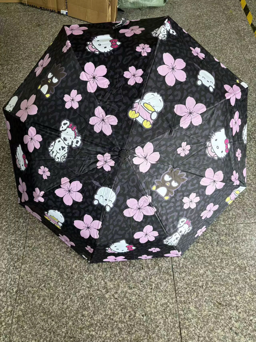 Bebeh Umbrella - Sanrio Black Cherry Blossom