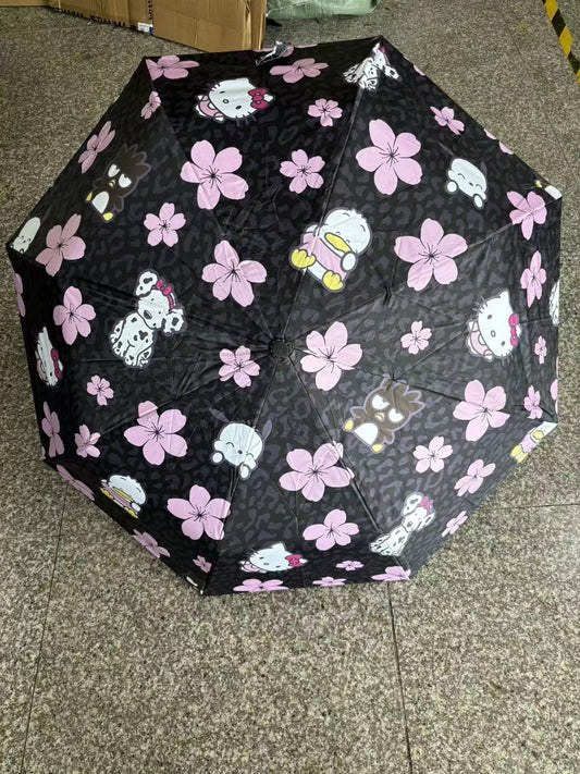 Bebeh Umbrella - Sanrio Black Cherry Blossom