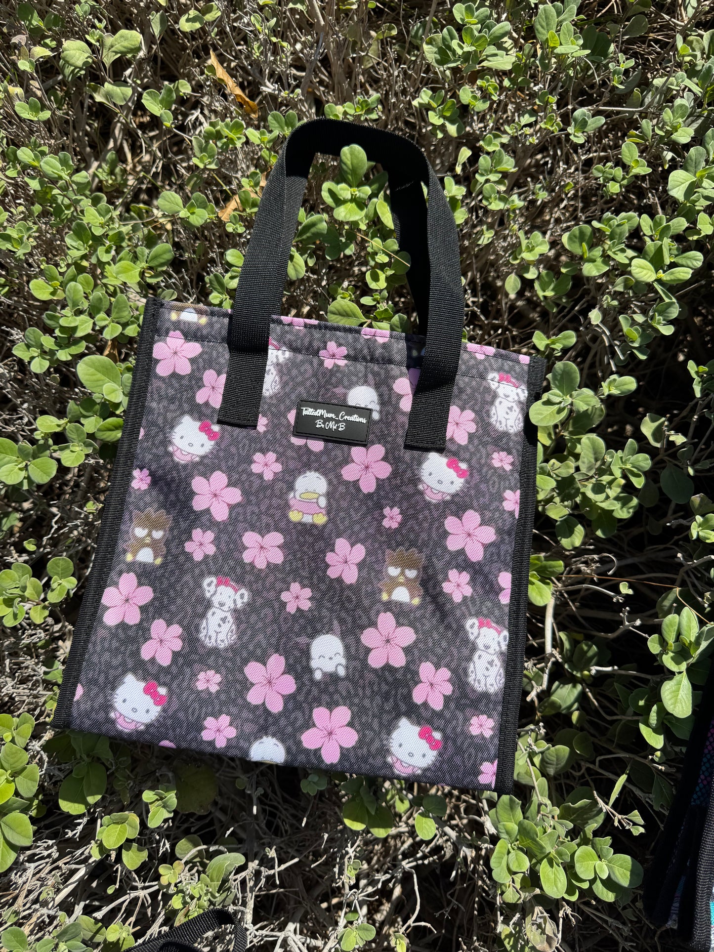 Black Cheetah Sanrio Lunch Bag - Small