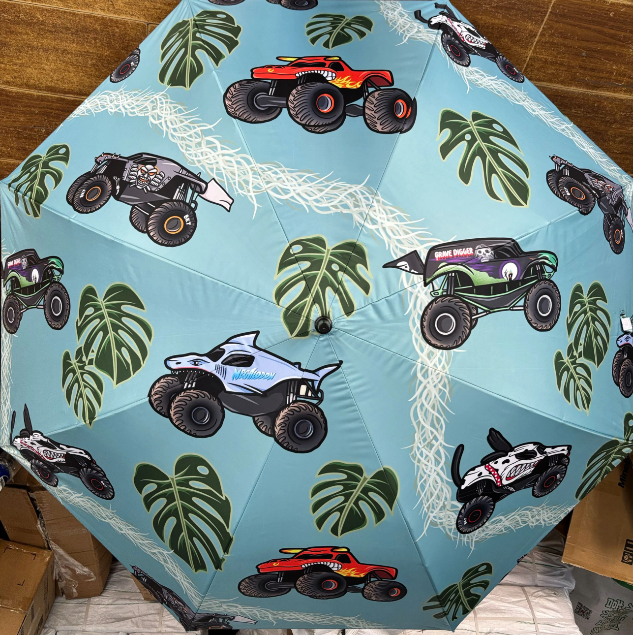 Monster Jam golf umbrella