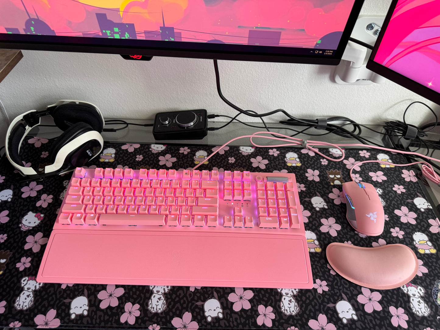 XL Desk Mat Cheetah Sanrio