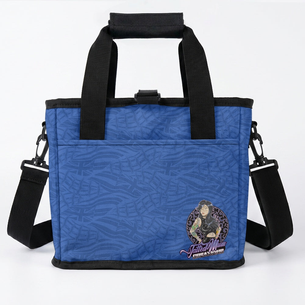 Sip Tote Wavy Blue Flag