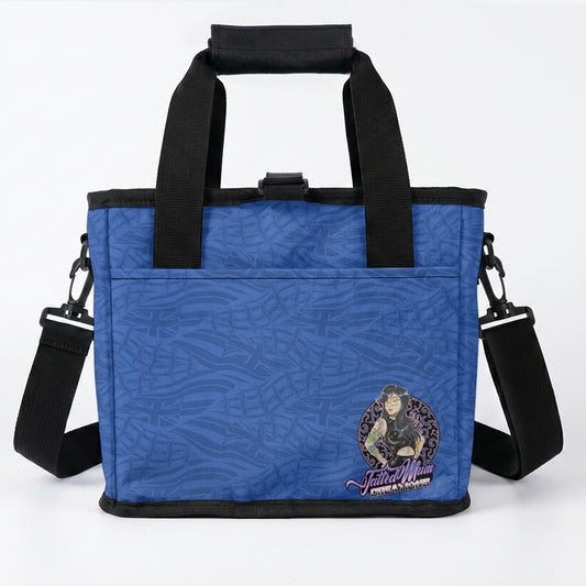Sip Tote Wavy Blue Flag