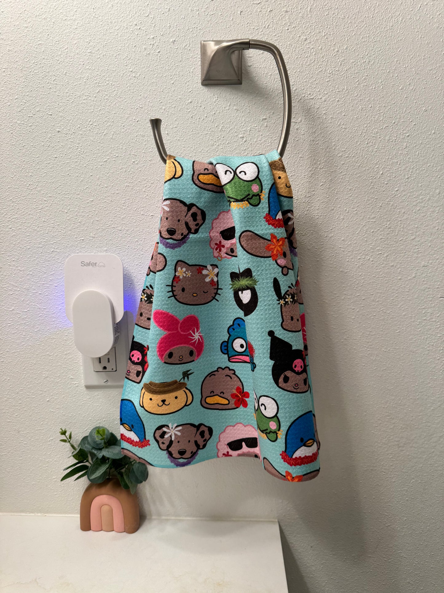 Teal Sanrio Towel - Collab with shop.reiko