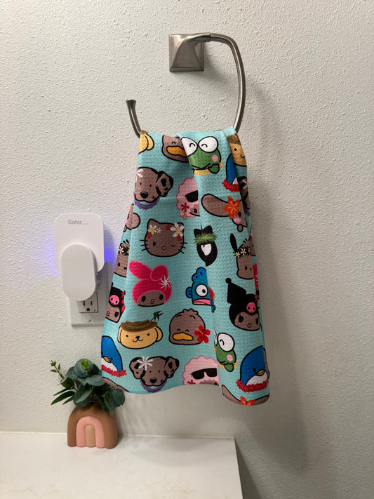 Teal Sanrio Towel - Collab with shop.reiko
