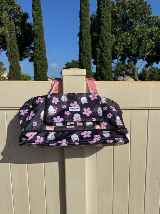 Black Sanrio Duffle Bags