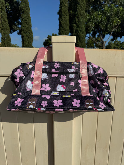 Black Sanrio Duffle Bags
