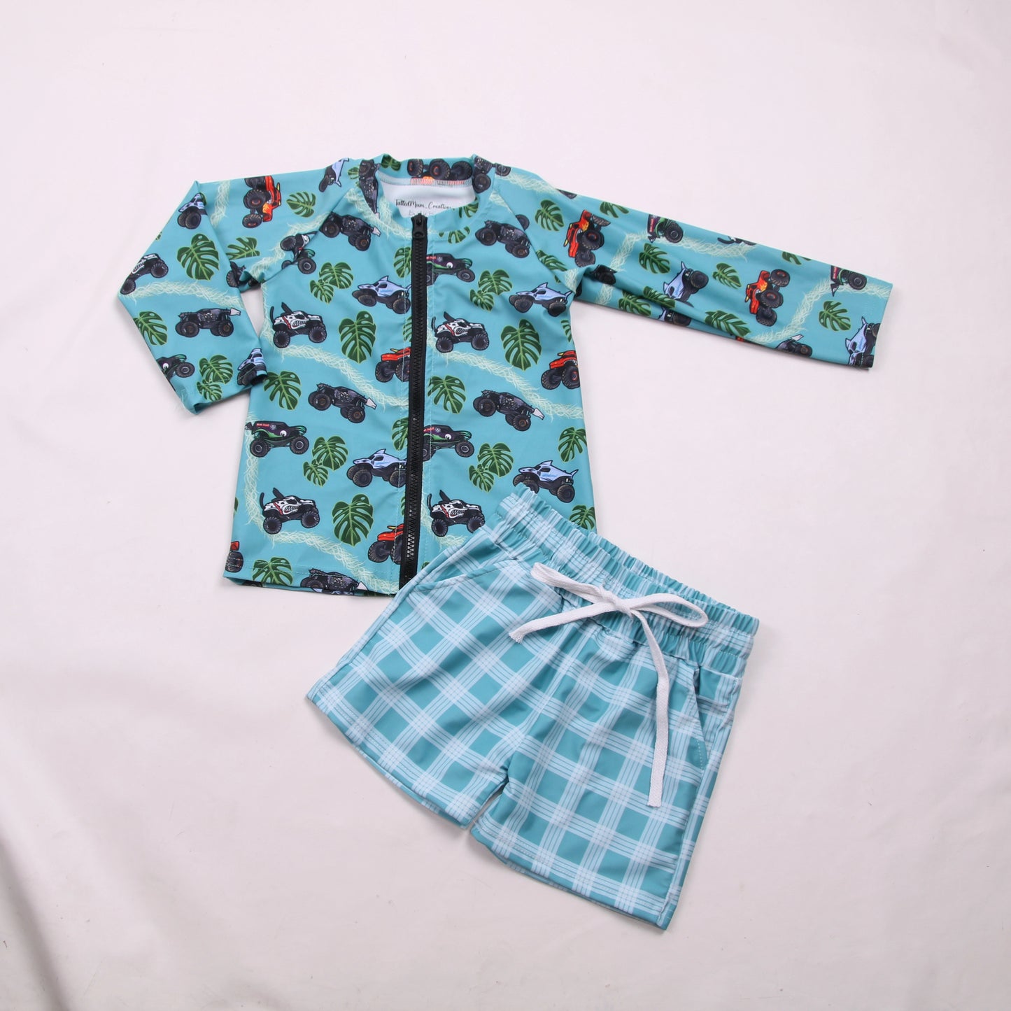 2 Piece Swim Outfit Monster Jam