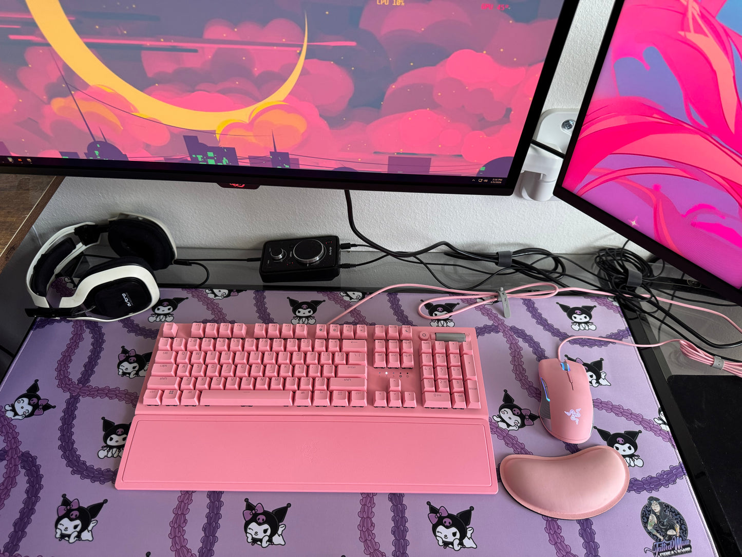 XL Desk Mat Kuromi