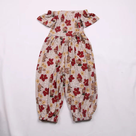 Kids Romper Tan Sanrio