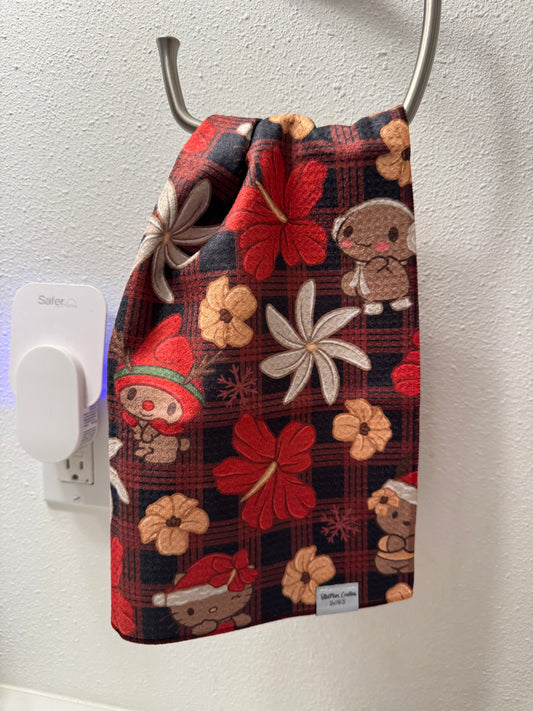 Flannel Sanrio Christmas Towel - Collab with shop.reiko