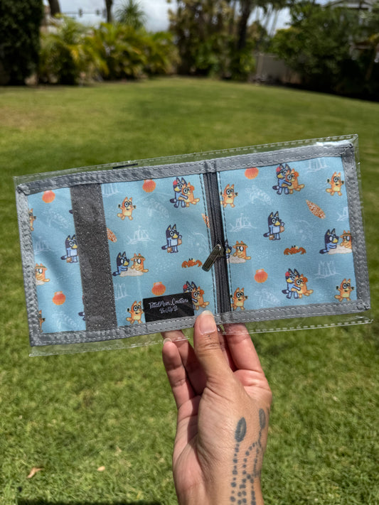 Kids Velcro Wallet - Bluey