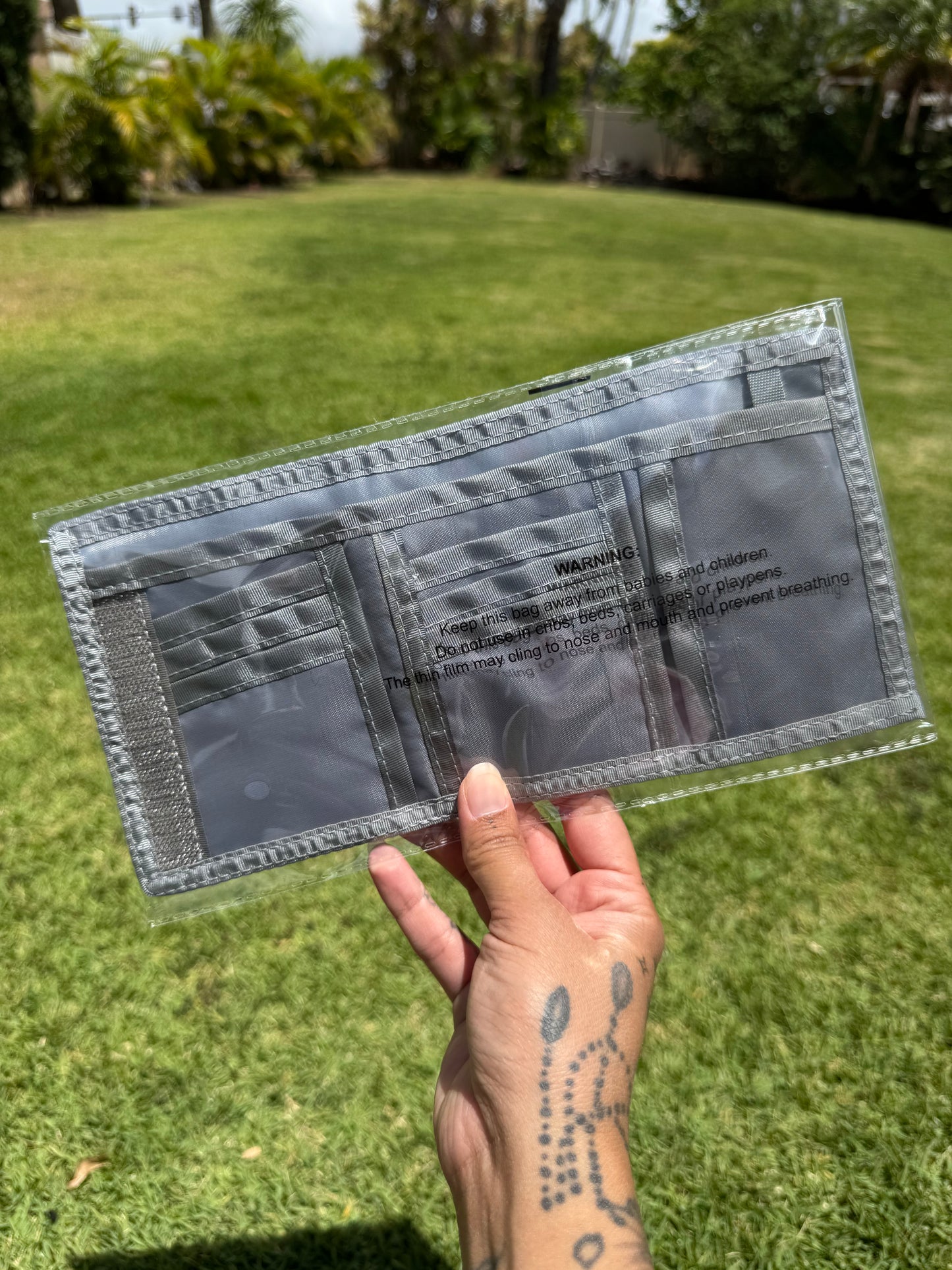 Kids Velcro Wallet - Tan Maui Tattoos