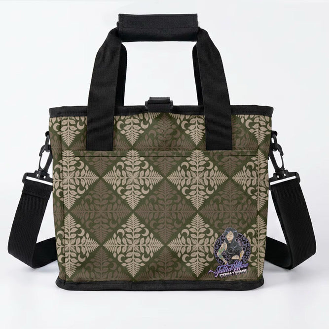 Sip Tote Green Fern Quilt