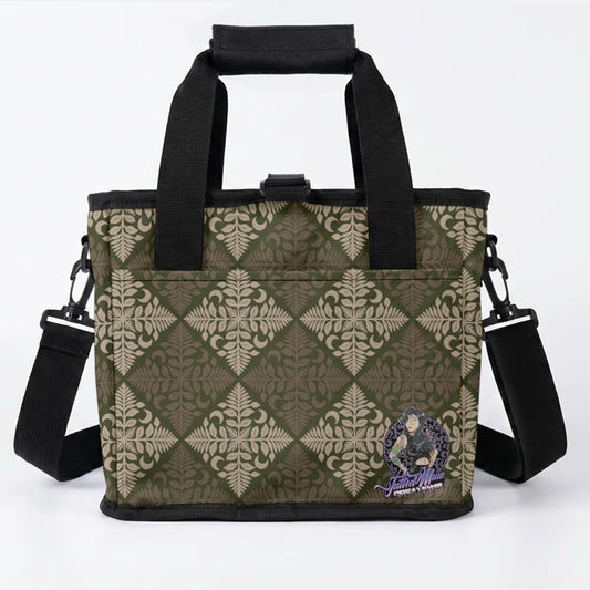 Sip Tote Green Fern Quilt