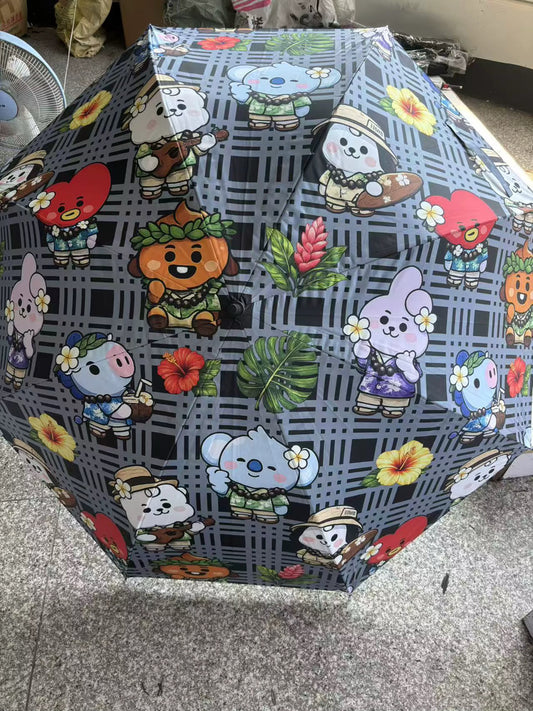BTS B21 golf umbrella Collab with No'ono'ohana
