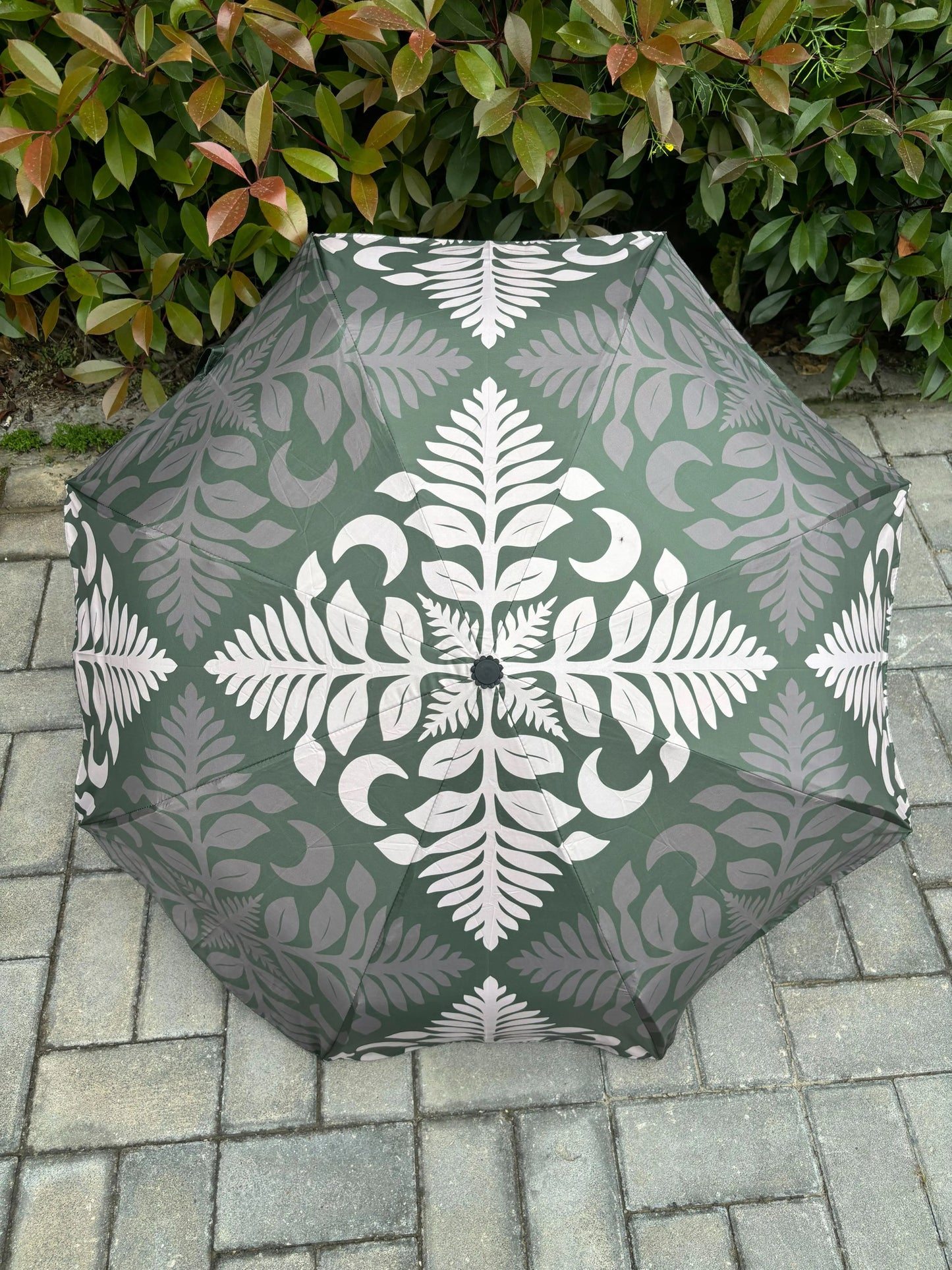 Bebeh Umbrella - Green Fern Quilt