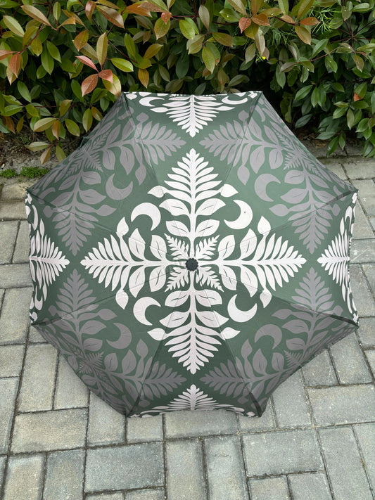 Bebeh Umbrella - Green Fern Quilt