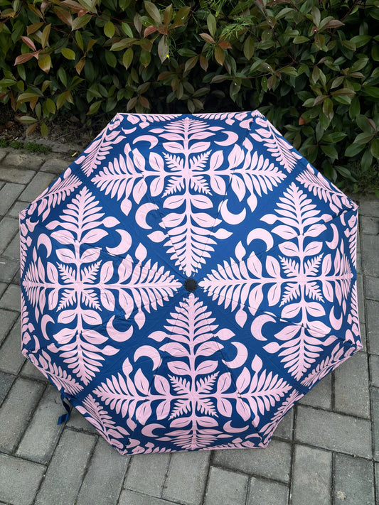 Bebeh Umbrella - Cotton Candy Fern Quilt