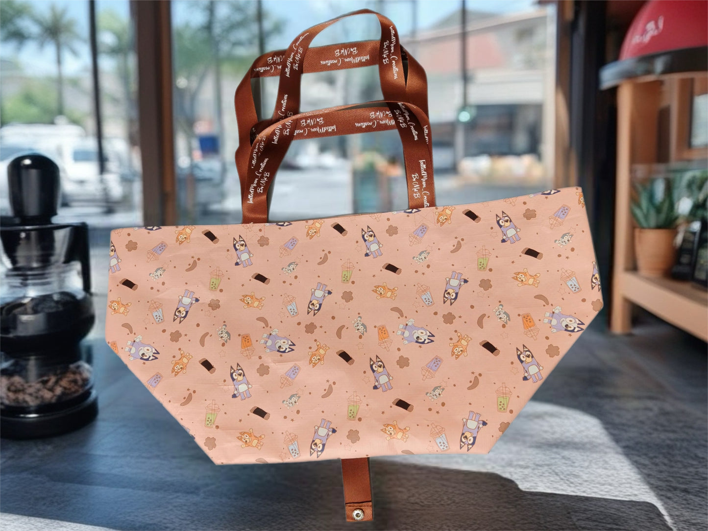 Bebeh Bag Bluey Snacks Tan
