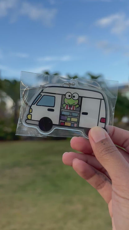Sanrio Manapua Truck Shaker Keychain
