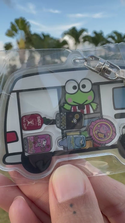 Sanrio Manapua Truck Shaker Keychain